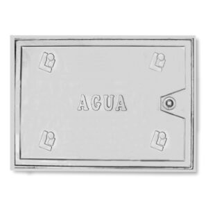 Tapas aluminio para contadores de agua