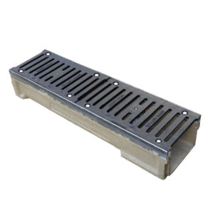 Canaleta polímero con rejilla de fundición dúctil